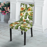 Avocado Cut In Half Drawing Print Dining Chair Slipcover