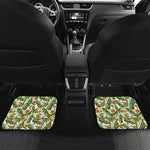 Avocado Cut In Half Drawing Print Front and Back Car Floor Mats