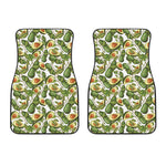 Avocado Cut In Half Drawing Print Front Car Floor Mats