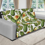 Avocado Cut In Half Drawing Print Futon Protector