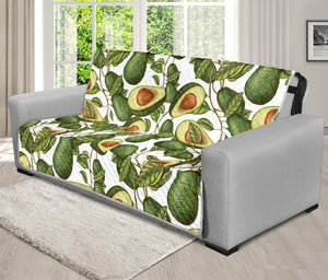 Avocado Cut In Half Drawing Print Futon Protector