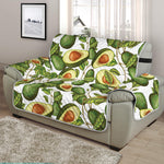 Avocado Cut In Half Drawing Print Half Sofa Protector