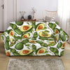 Avocado Cut In Half Drawing Print Loveseat Slipcover