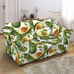 Avocado Cut In Half Drawing Print Loveseat Slipcover