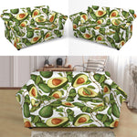 Avocado Cut In Half Drawing Print Loveseat Slipcover