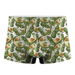 Avocado Cut In Half Drawing Print Men's Boxer Briefs