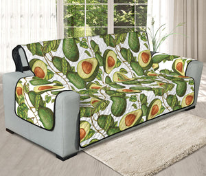 Avocado Cut In Half Drawing Print Oversized Sofa Protector