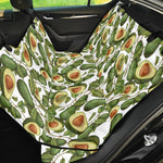 Avocado Cut In Half Drawing Print Pet Car Back Seat Cover