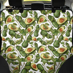 Avocado Cut In Half Drawing Print Pet Car Back Seat Cover