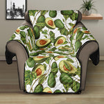 Avocado Cut In Half Drawing Print Recliner Protector