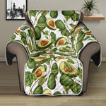 Avocado Cut In Half Drawing Print Recliner Protector