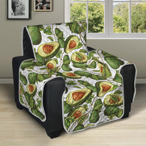 Avocado Cut In Half Drawing Print Recliner Protector