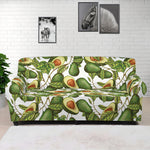 Avocado Cut In Half Drawing Print Sofa Cover