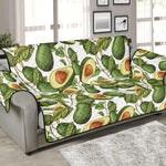 Avocado Cut In Half Drawing Print Sofa Protector