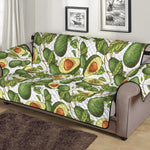 Avocado Cut In Half Drawing Print Sofa Protector