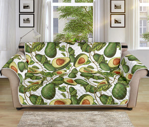 Avocado Cut In Half Drawing Print Sofa Protector