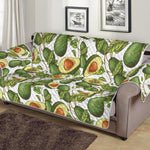 Avocado Cut In Half Drawing Print Sofa Protector