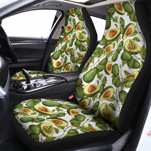 Avocado Cut In Half Drawing Print Universal Fit Car Seat Covers