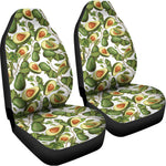 Avocado Cut In Half Drawing Print Universal Fit Car Seat Covers