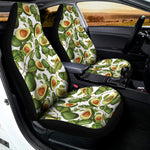 Avocado Cut In Half Drawing Print Universal Fit Car Seat Covers