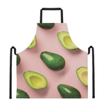 Avocado Cut In Half Pattern Print Apron