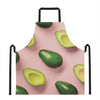 Avocado Cut In Half Pattern Print Apron