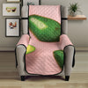 Avocado Cut In Half Pattern Print Armchair Protector