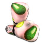 Avocado Cut In Half Pattern Print Boxing Gloves