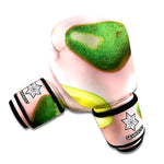 Avocado Cut In Half Pattern Print Boxing Gloves