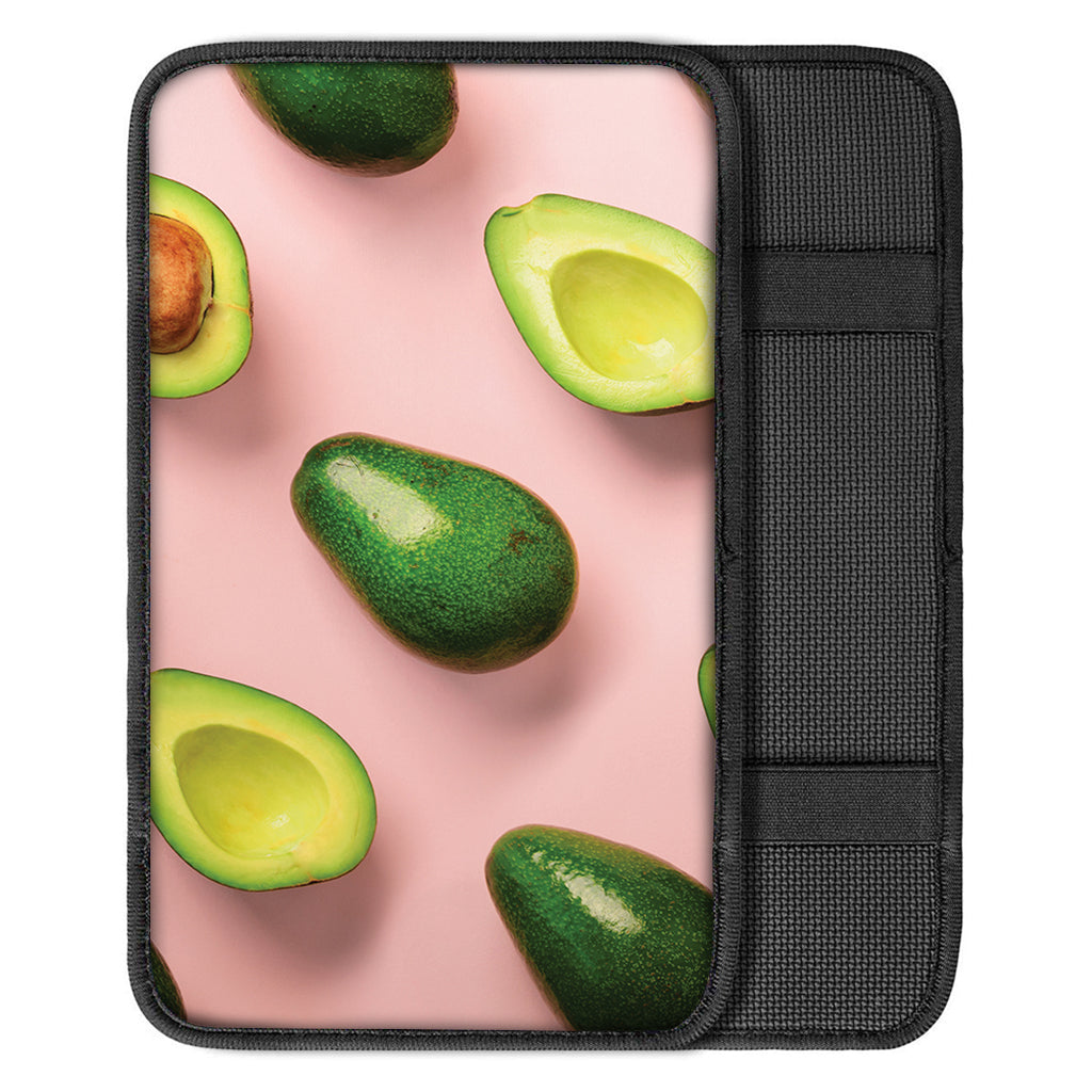 Avocado Cut In Half Pattern Print Car Center Console Cover