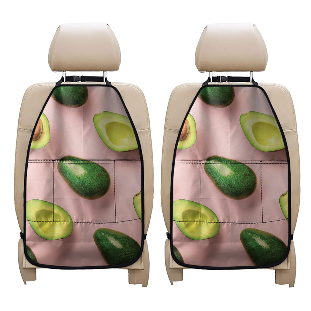 Avocado Cut In Half Pattern Print Car Seat Organizers