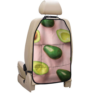 Avocado Cut In Half Pattern Print Car Seat Organizers