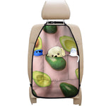 Avocado Cut In Half Pattern Print Car Seat Organizers