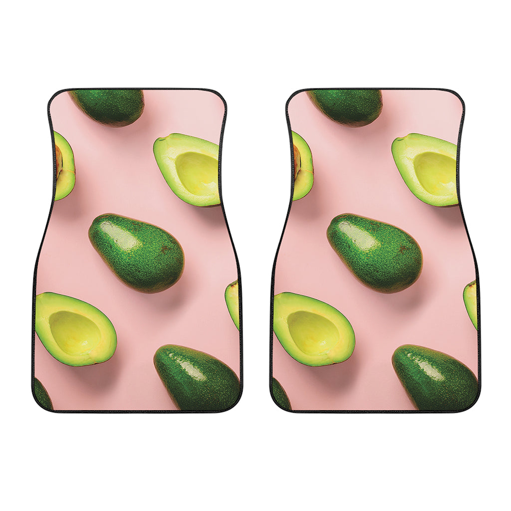 Avocado Cut In Half Pattern Print Front Car Floor Mats