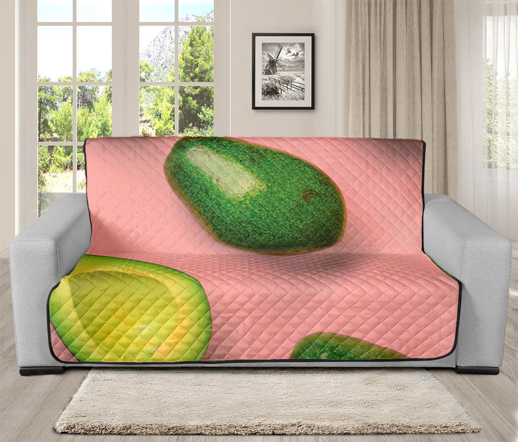 Avocado Cut In Half Pattern Print Futon Protector