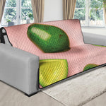 Avocado Cut In Half Pattern Print Futon Protector