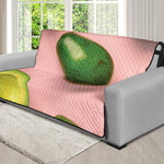 Avocado Cut In Half Pattern Print Futon Protector