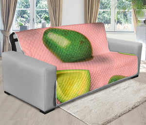 Avocado Cut In Half Pattern Print Futon Protector