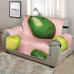 Avocado Cut In Half Pattern Print Half Sofa Protector