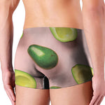 Avocado Cut In Half Pattern Print Men's Boxer Briefs