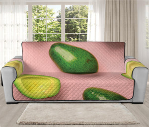 Avocado Cut In Half Pattern Print Oversized Sofa Protector