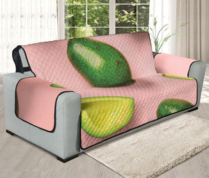 Avocado Cut In Half Pattern Print Oversized Sofa Protector