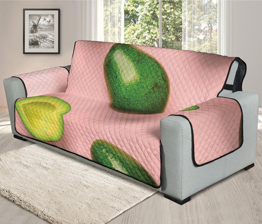 Avocado Cut In Half Pattern Print Oversized Sofa Protector