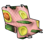 Avocado Cut In Half Pattern Print Pet Car Back Seat Cover