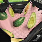 Avocado Cut In Half Pattern Print Pet Car Back Seat Cover