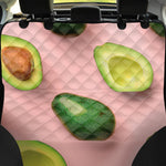 Avocado Cut In Half Pattern Print Pet Car Back Seat Cover