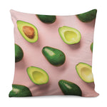 Avocado Cut In Half Pattern Print Pillow Cover
