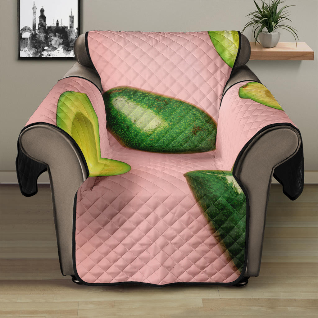 Avocado Cut In Half Pattern Print Recliner Protector