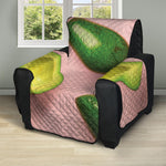 Avocado Cut In Half Pattern Print Recliner Protector