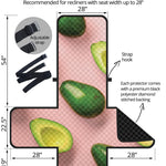 Avocado Cut In Half Pattern Print Recliner Protector